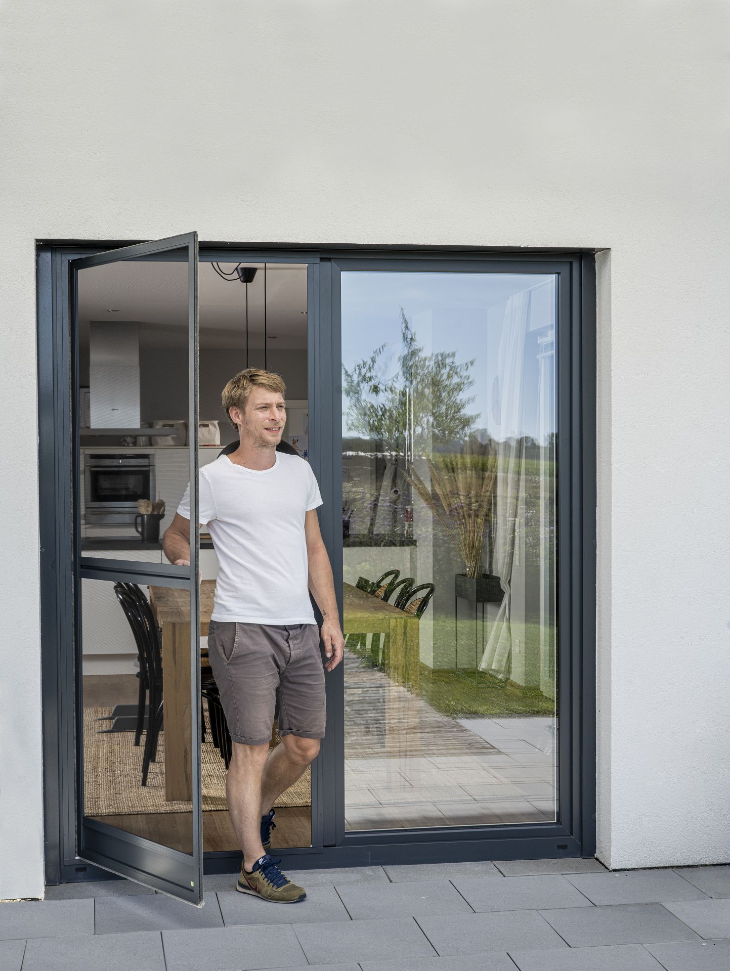 Insektenschutz Pendeltüre 2