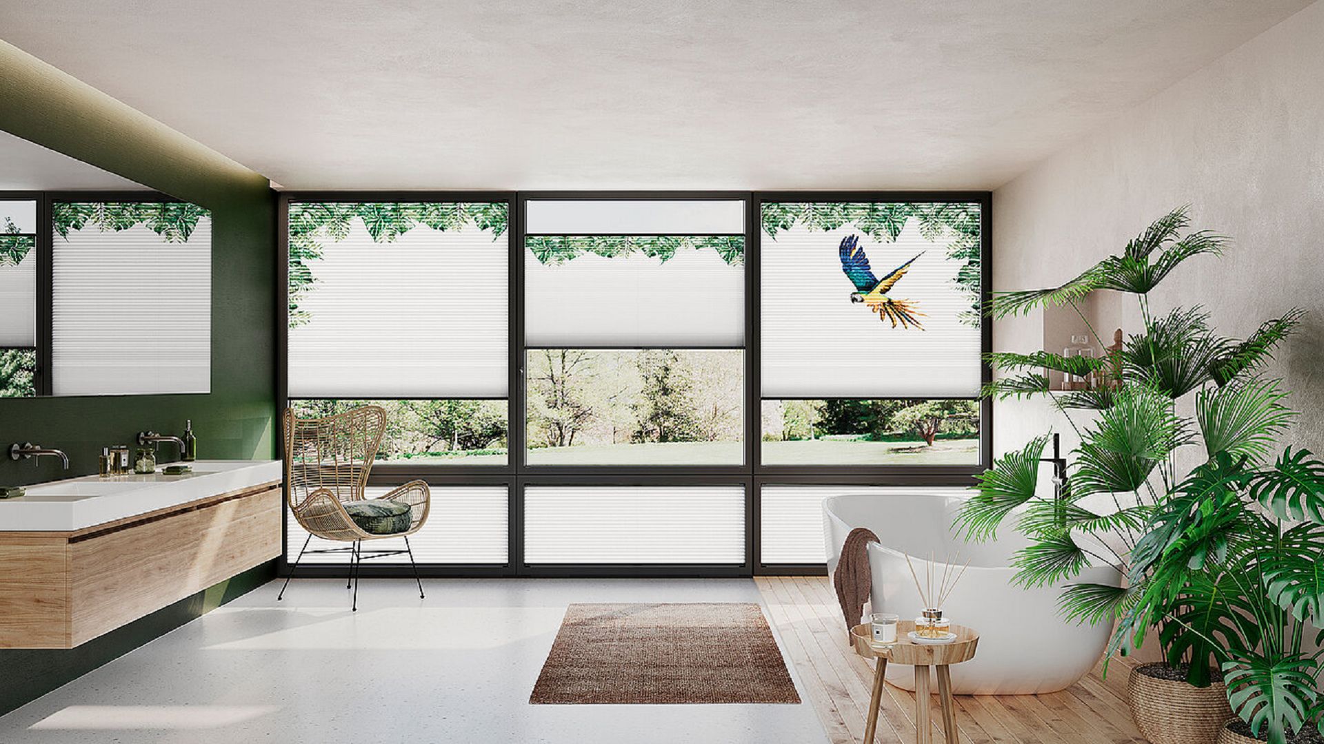 Wabenplissee Detailansicht