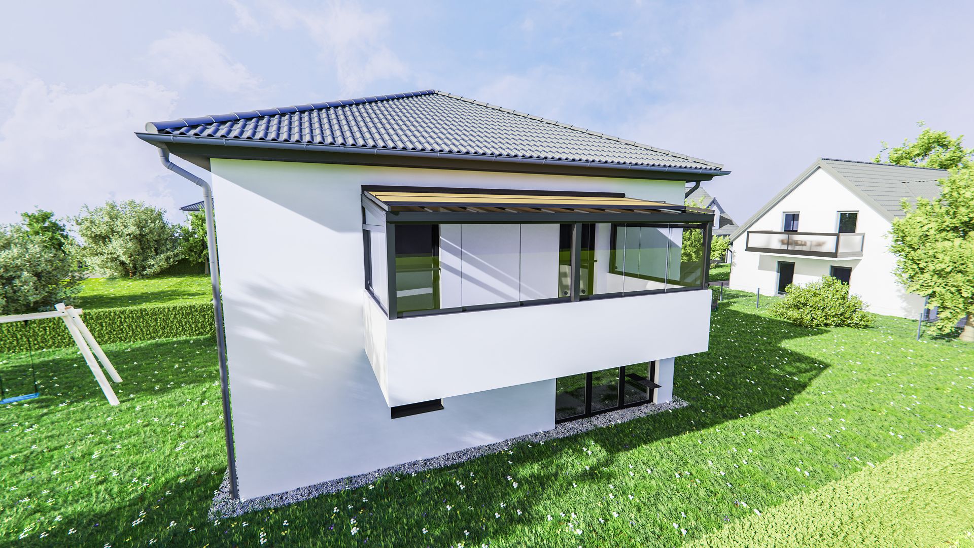 Verglasung mit Verbundsicherheitsglas