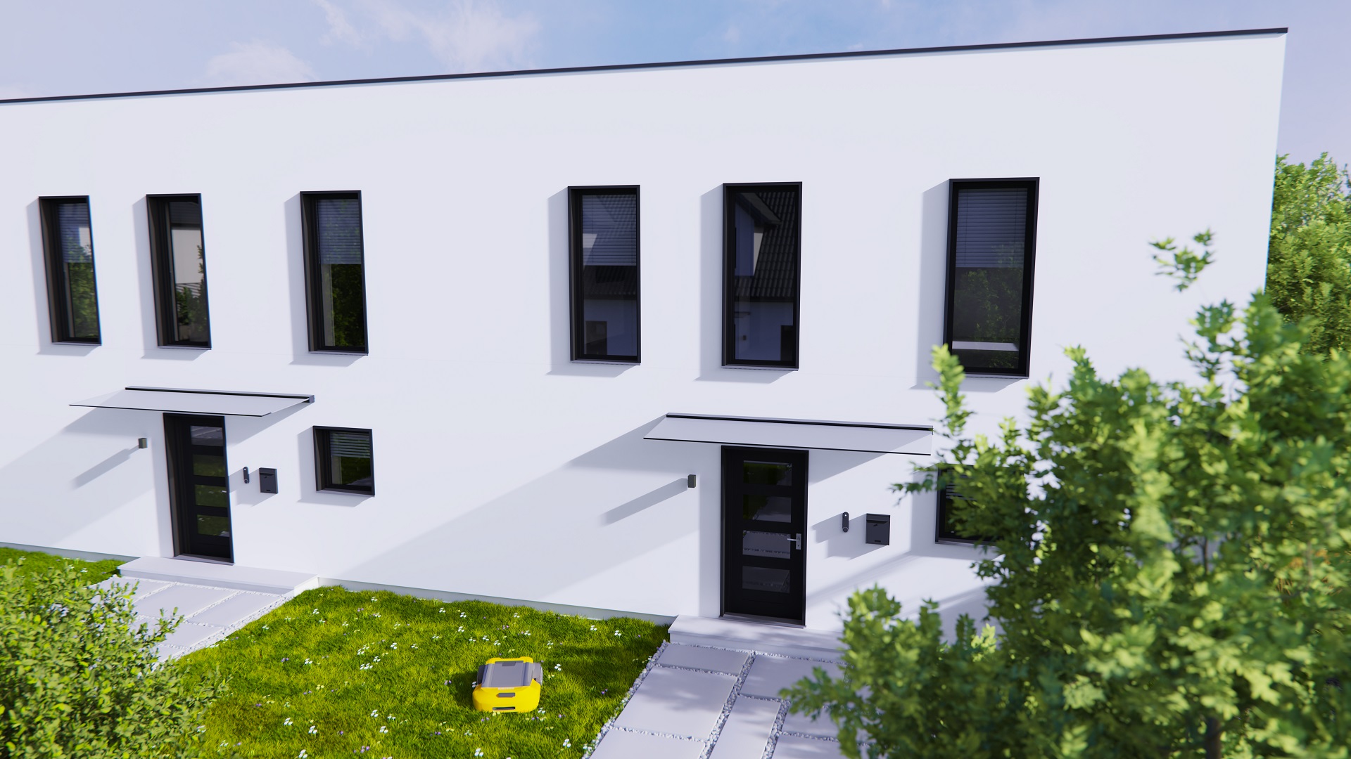 Vordach Fly Eingangsüberdachung