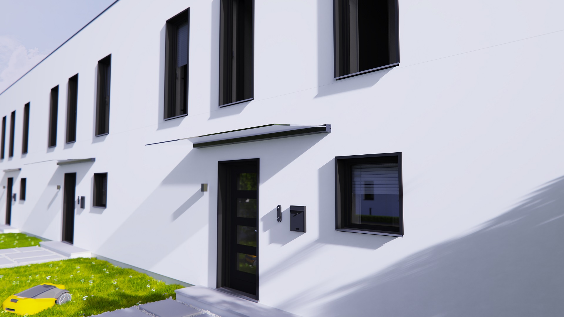 Vordach Fly Eingangsüberdachung 2