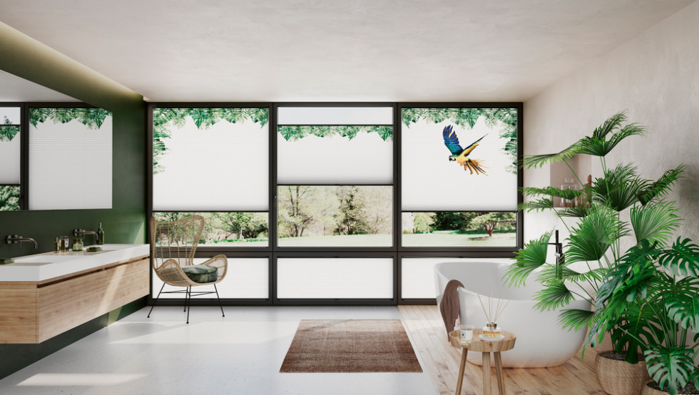 Wabenplissee in Zülpich Wabenplissee in Zülpich